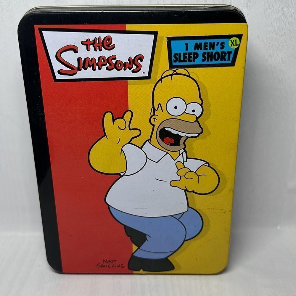 The Simpson‎ Dancing Homer Boxer Shorts In Collectors Tin size xl